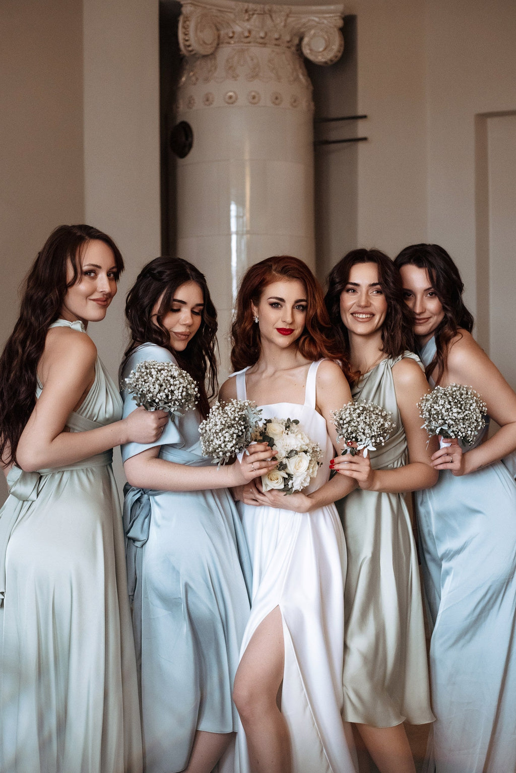INFINITY BRIDESMAIDS DRESS - MIDI LENGTH
